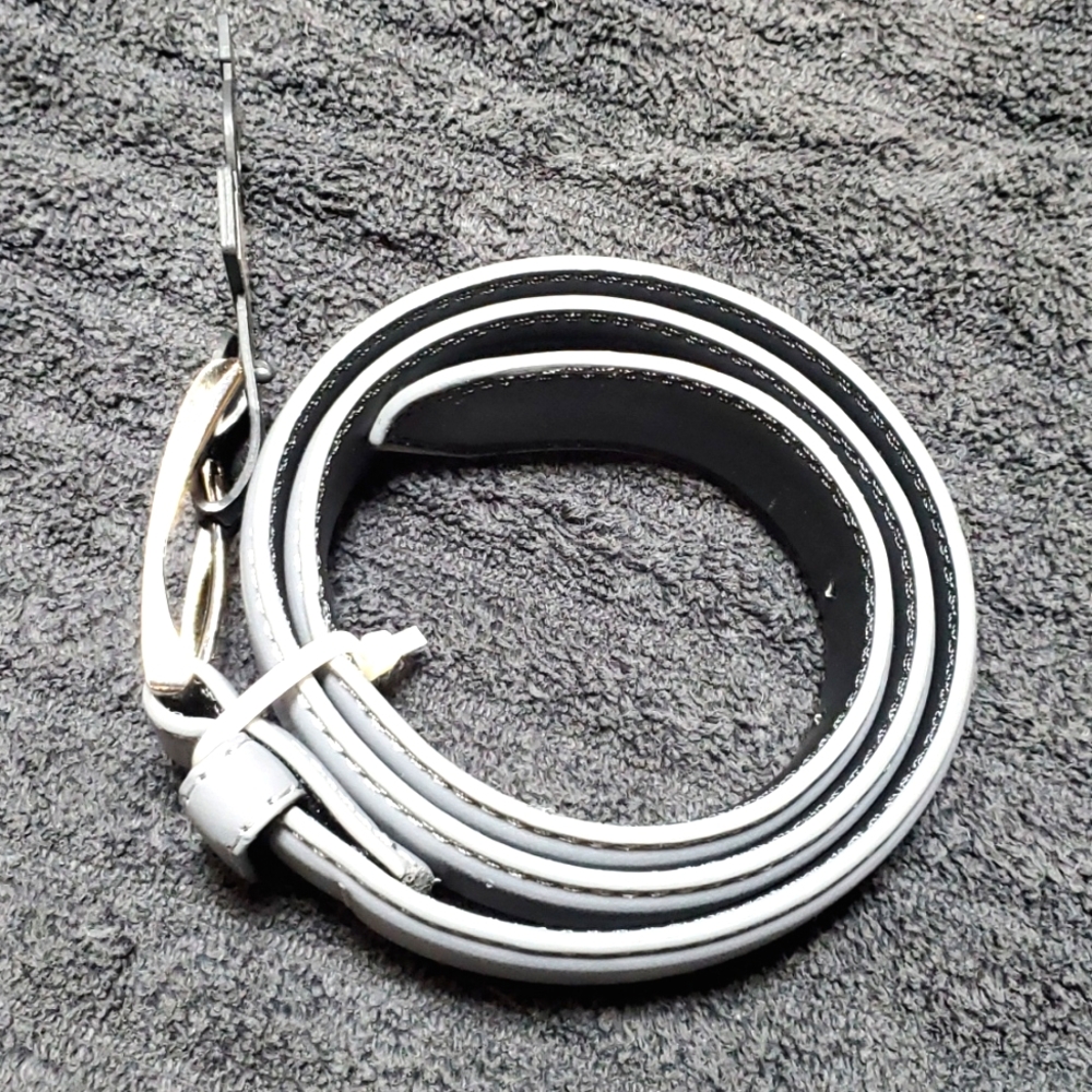 Men's Leather Belt | Size: 30 | Color: Gray | 1-Sided | SKU: W-2 | RRR Belts